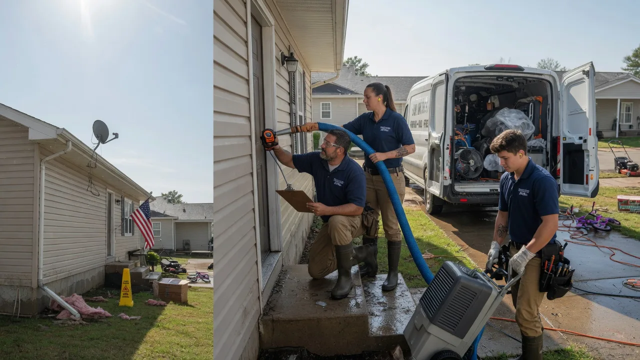 Ceiling Water Damage Restoration in Amberson, PA near me